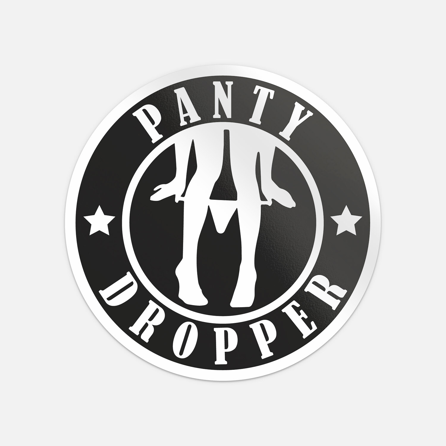 Panty Dropper Black Car Bumper Vinyl Sticker Decal