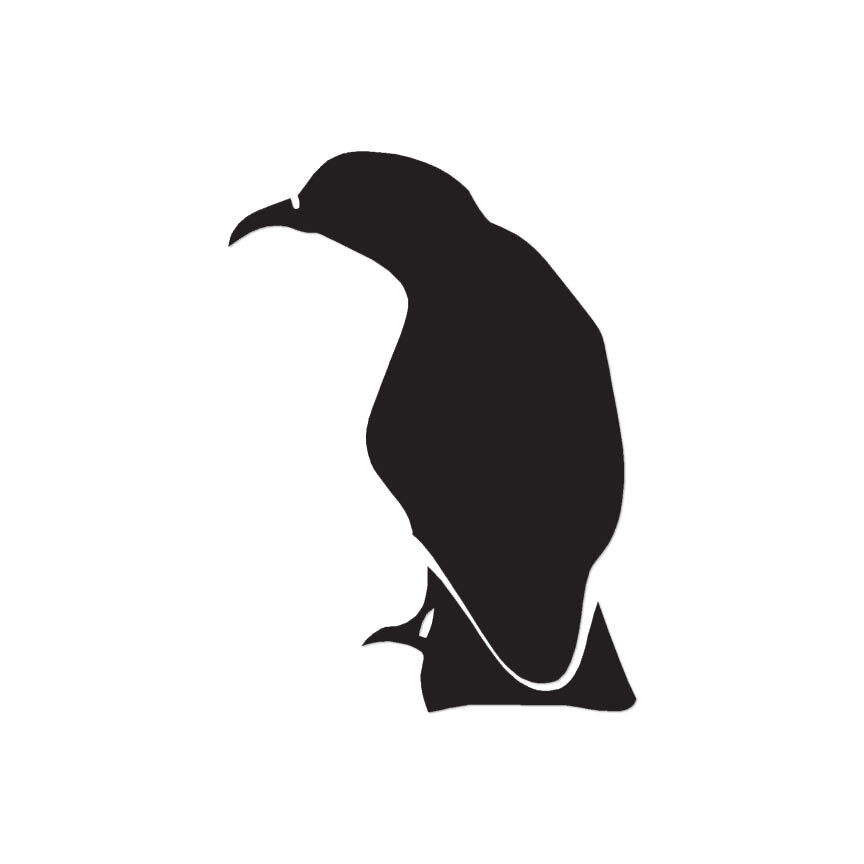Crow Perched Raven – Vinyl Decal Sticker – Multiple Color & Sizes – ebn192