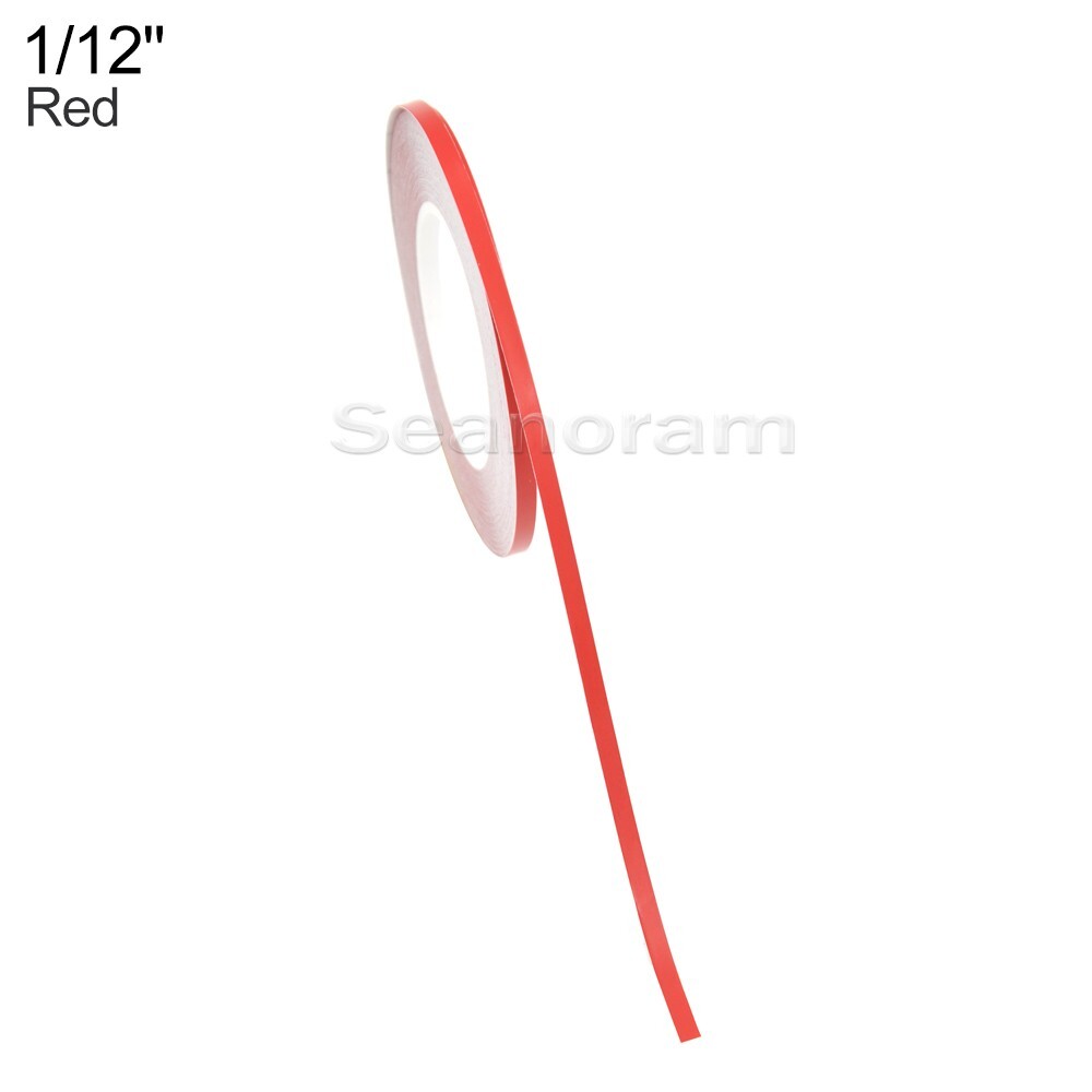 1/12″ 2mm Red DIY Home Shop Bar Pinstriping Pin Stripe Line Decal Vinyl Sticker