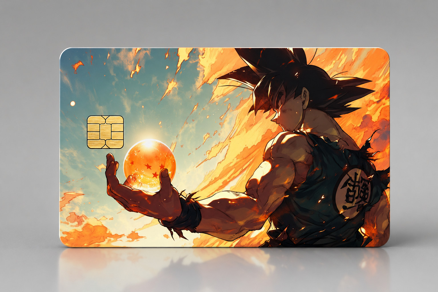 Son Goku’s Ultimate Wish Achieved Dragon Ball Z Debit Card Credit Card Skin