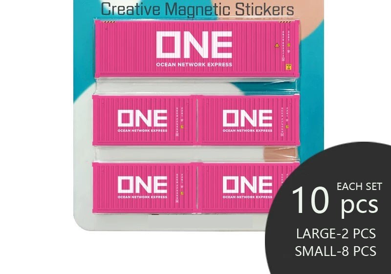 1OPCS Refrigerator magnetic sticker white board magnets shipping container decor