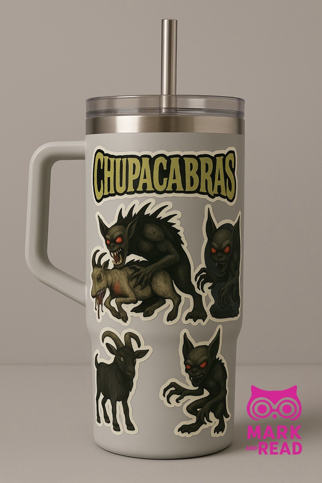 Set of 5 Isla Stickers – Puerto Rico Horror Limited Edition – Chupacabras (Oct)