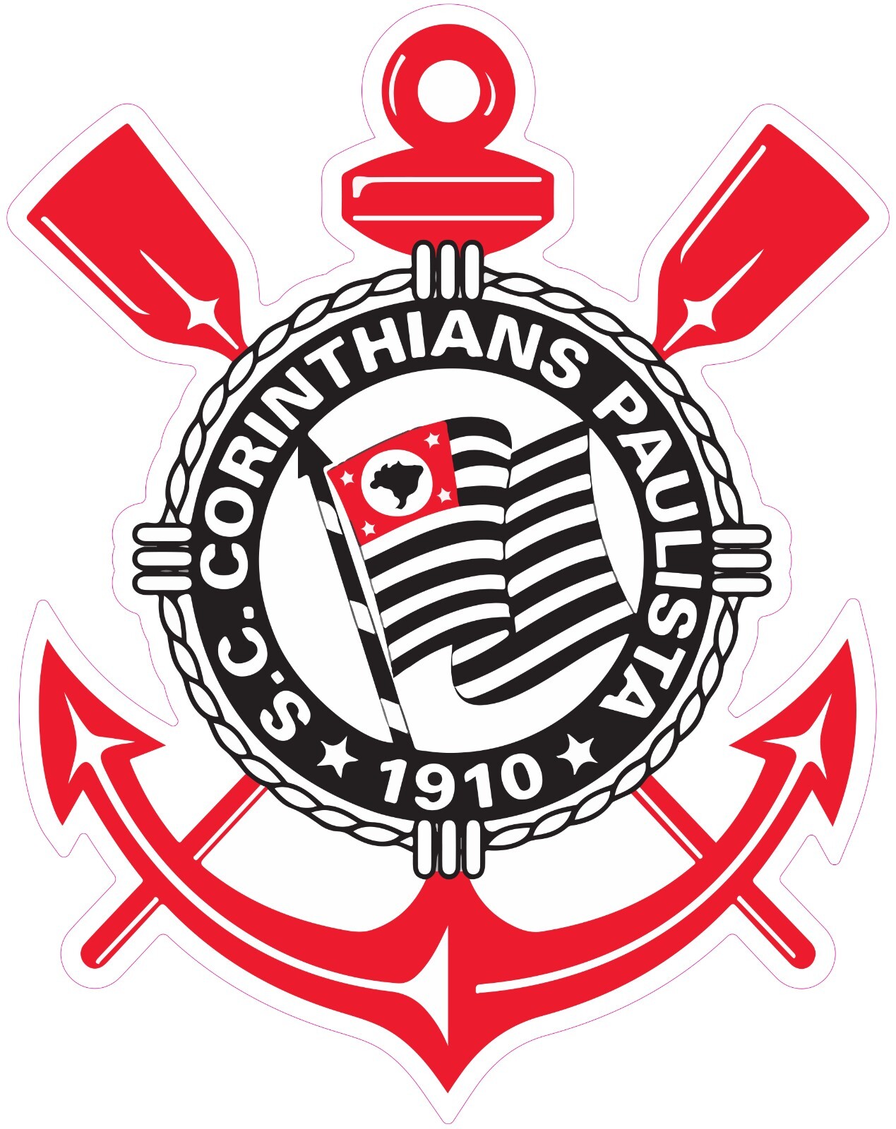 Sport Club Corinthians Soccer Vinyl Decal Sticker Car Truck Bumper Laptop Mug