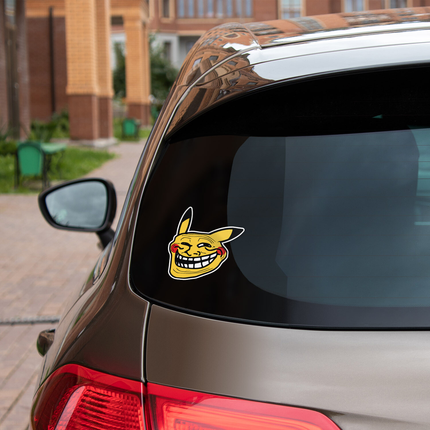 Rage Trollface Internet Meme Car Bumper Vinyl Sticker Decal