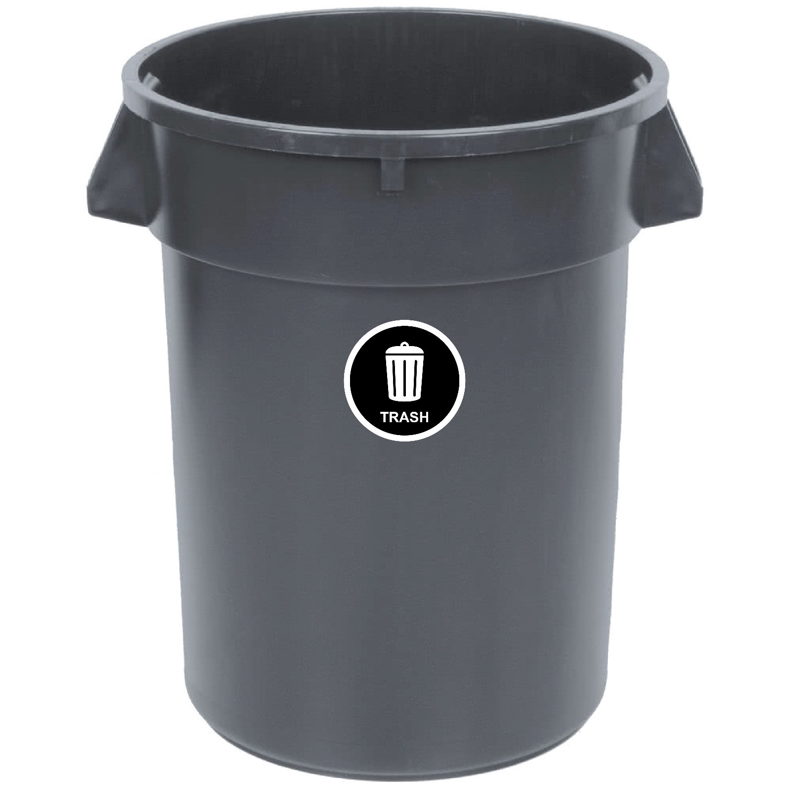 Trash Black Garbage Waste Decal Sticker Dumpster Label Rubbish Waste Recycle Can