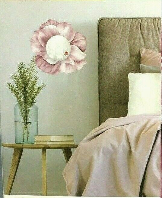 RoomMates Pink Peony Floral Mirror Peel & Stick 8 Wall Decals 13″ x 14.3″