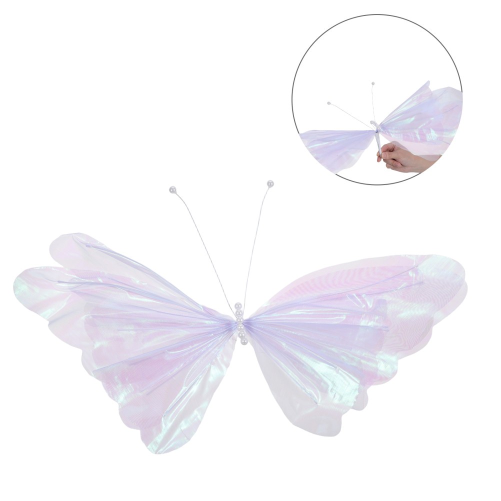 6pcs Big Decorations – 18 Inch 3D Large Gradient Organza