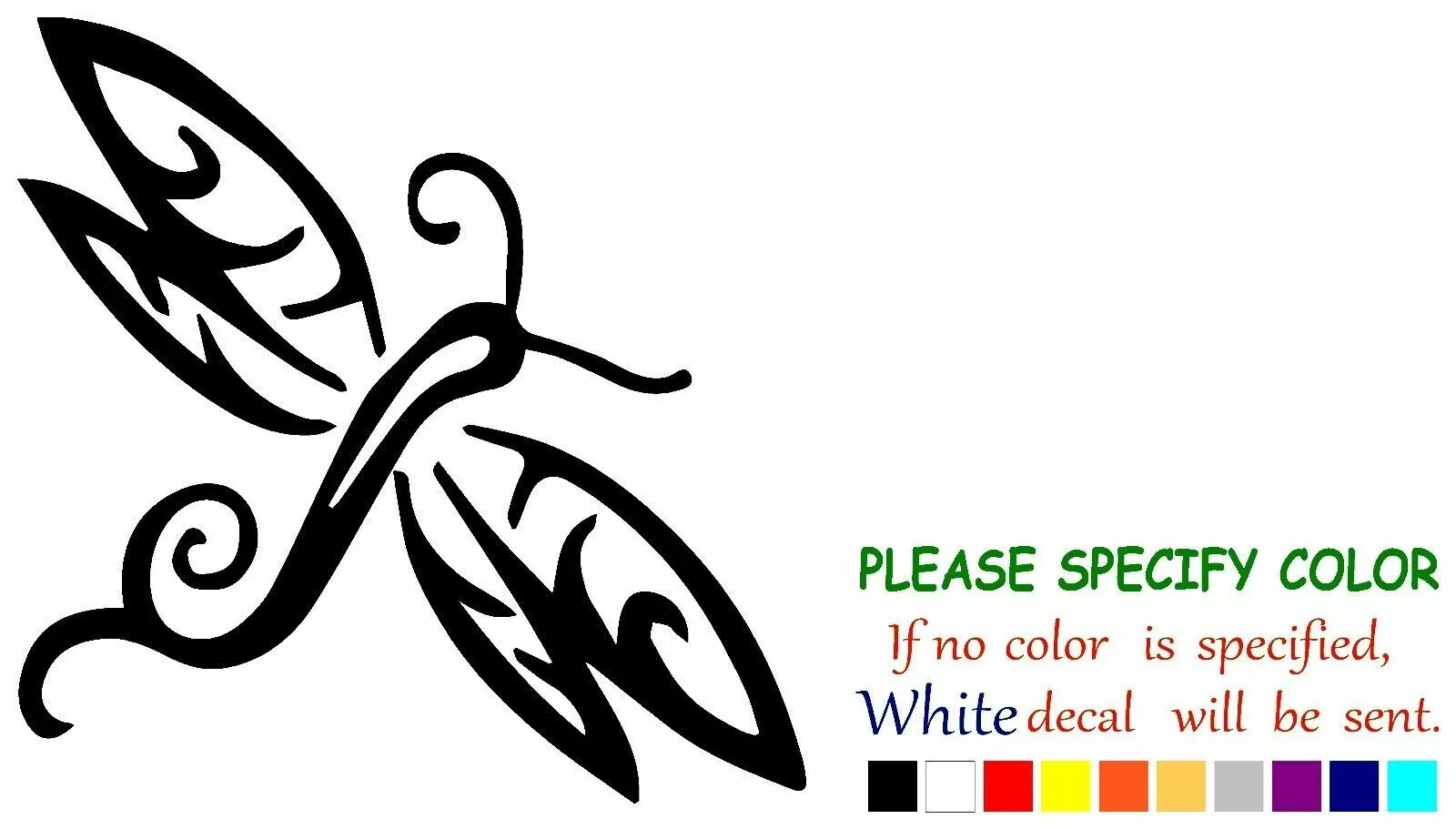 Dragonfly Vinyl Decal Sticker Car Truck window Bumper Various Sizes