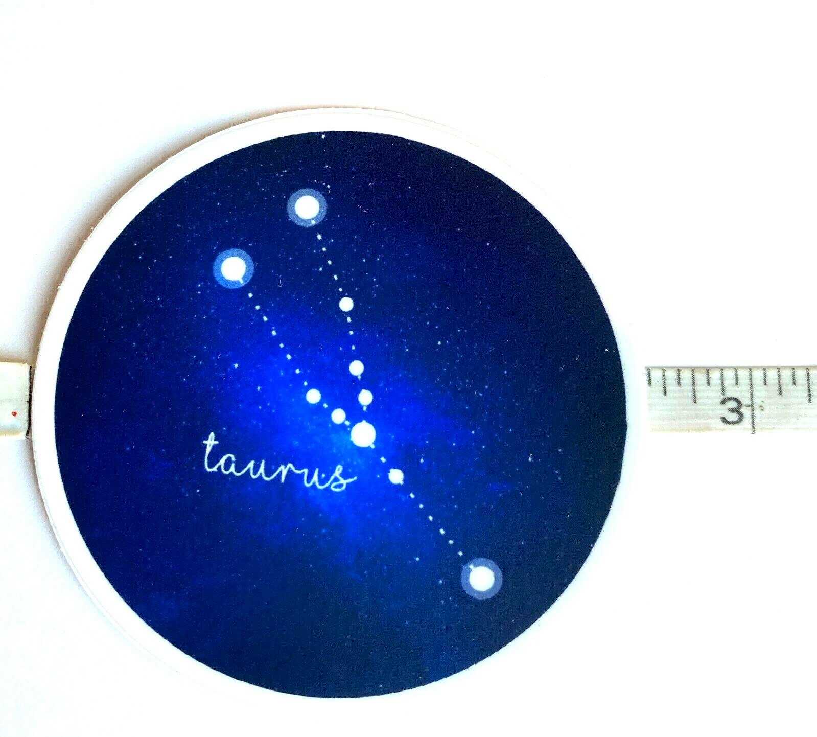Astrology Zodiac Stars in the Sky TAURUS 2 1/2″ Diameter Durable Vinyl Sticker