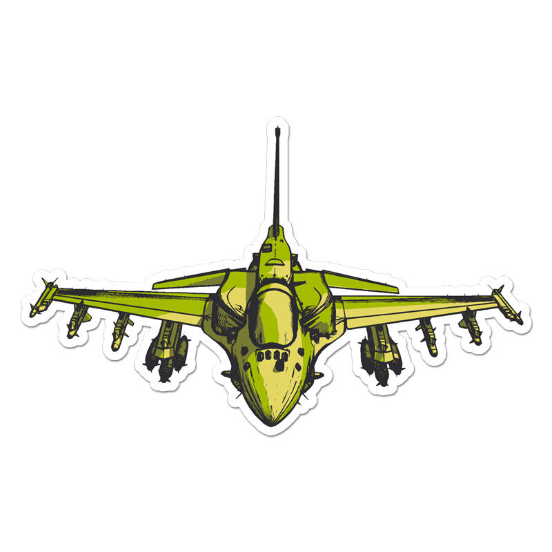 Fighter Jet Missiles, Vinyl Decal Sticker, Indoor Outdoor, 3 Sizes, #11486