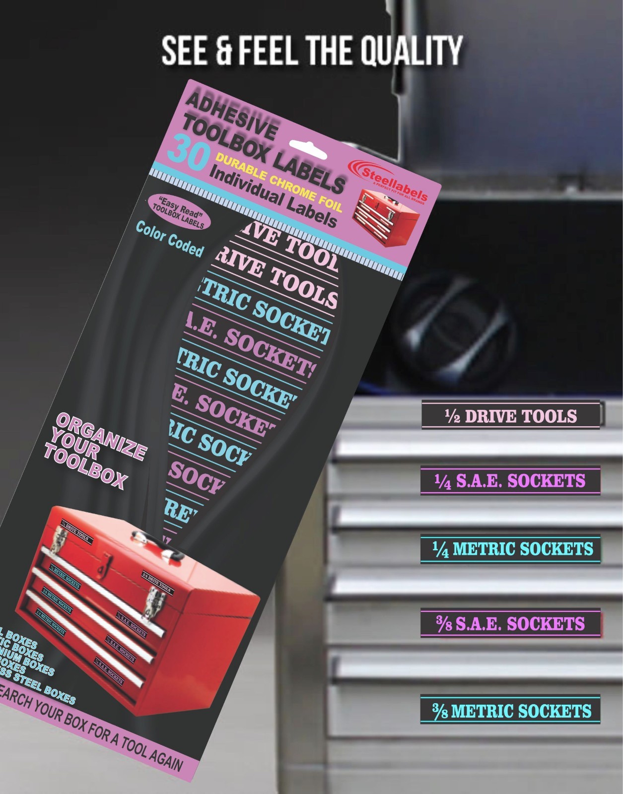 Ladies Edition Combo Deal Labels to Organize Tools, Boxes & more fast & easy
