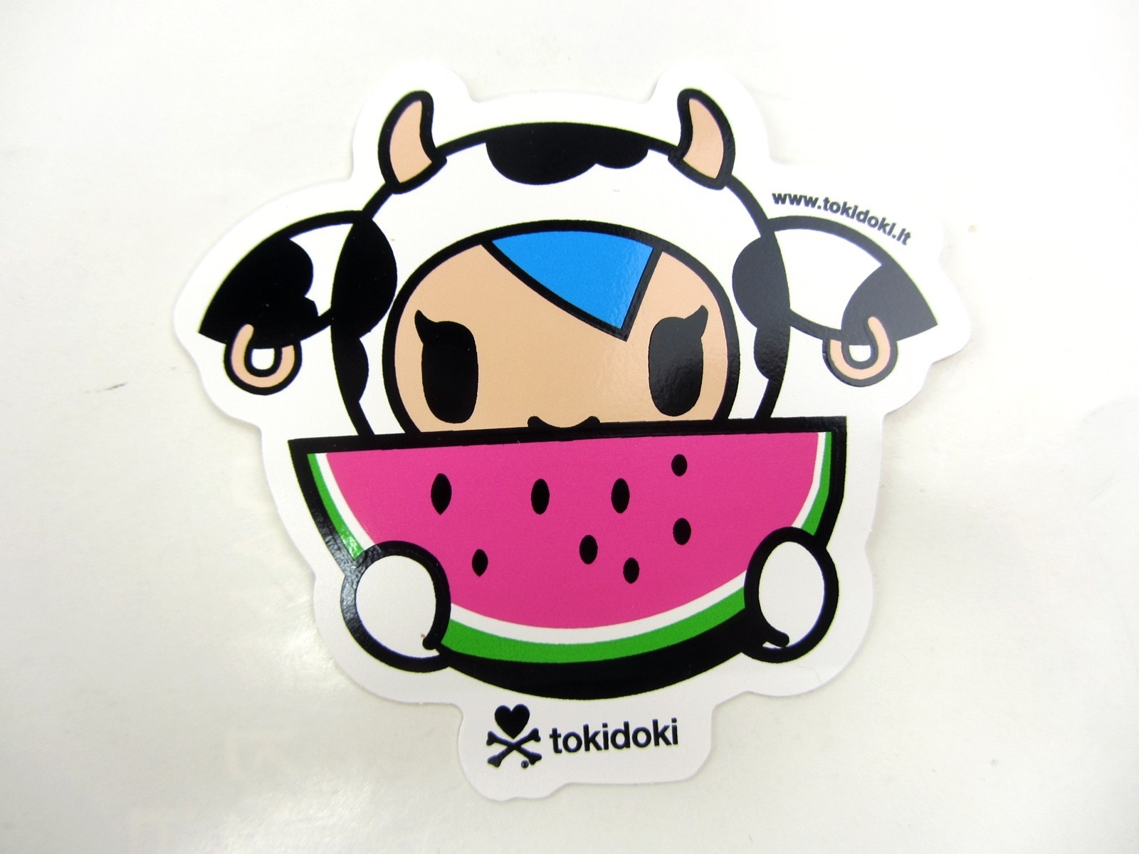 4 Lot TOKIDOKI Stickers TKDK Flag Mozarella Juicy Tiger Boxer Adios Scooterino