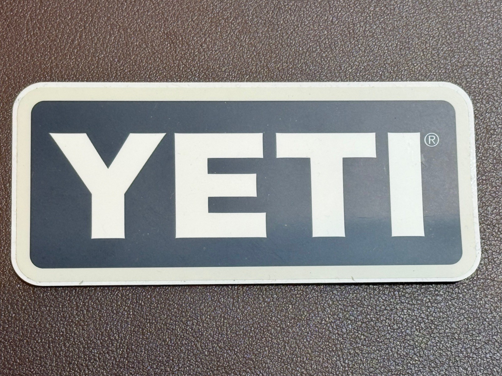 Authentic YETI Decal Swag Stickers 4″ Vinyl – black with white lettering
