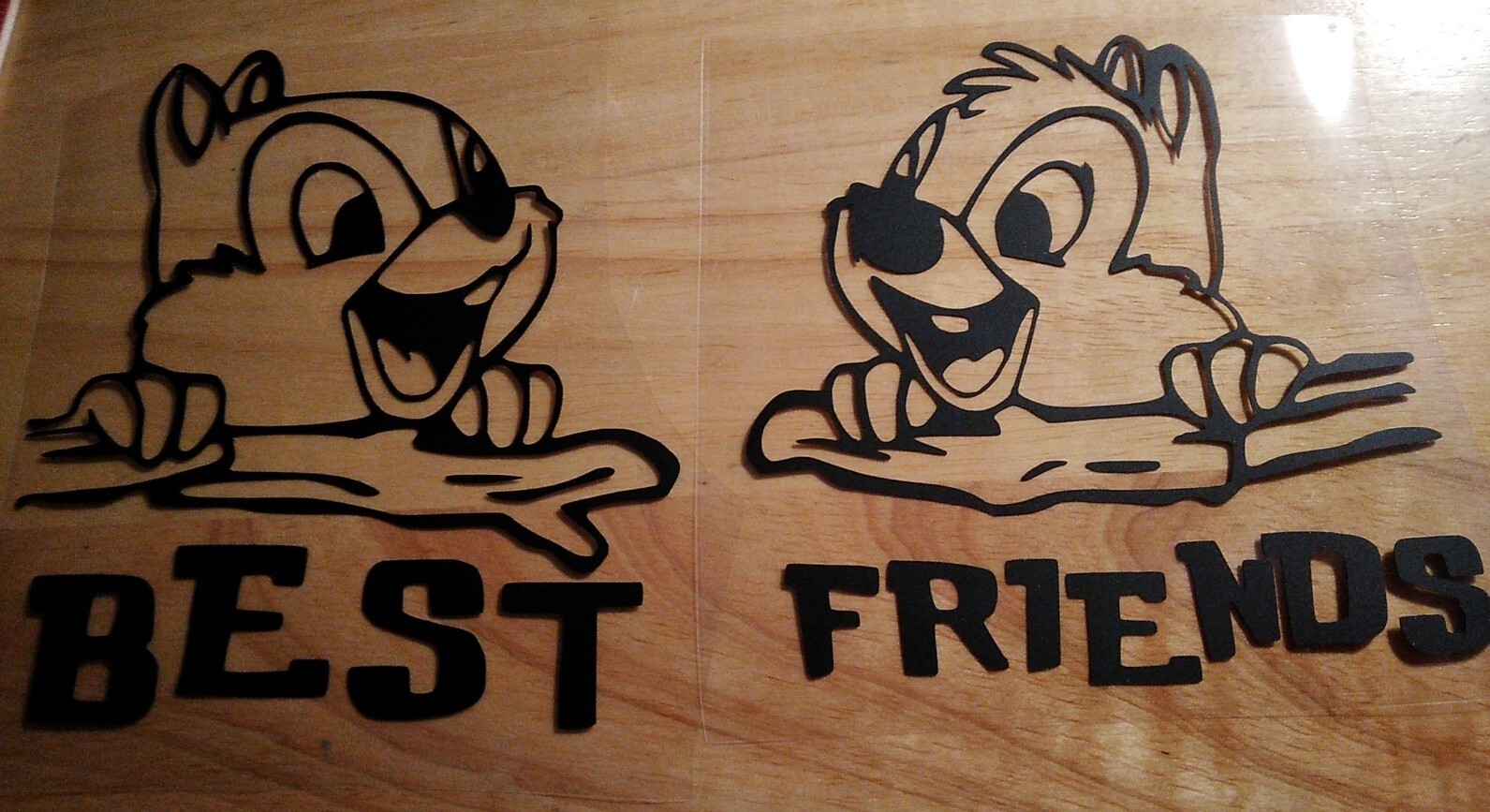 Chip And Dale Best Friends set Decal