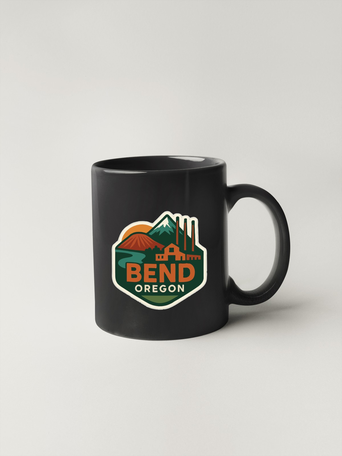 Bend Sticker Decal Vinyl Die-Cut City Skyline Landmark Design