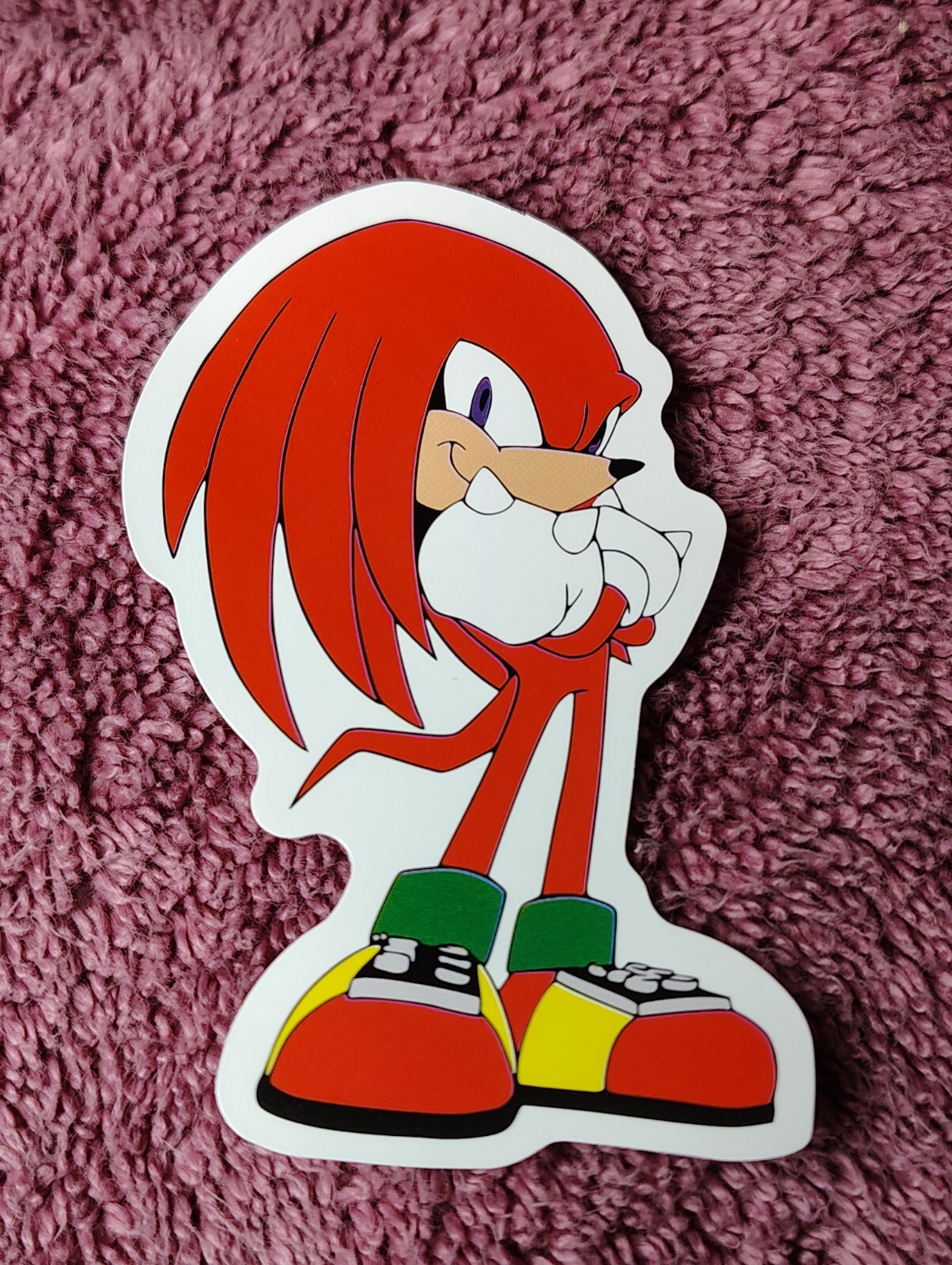 Sonic The Hedgehog Knuckles Decal Sticker, Knuckles the hedgehog Sticker, 3.25″