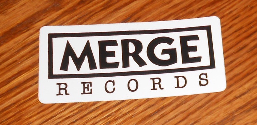 Merge Records Sticker Original Promo Rectangle 4×2 Record Label