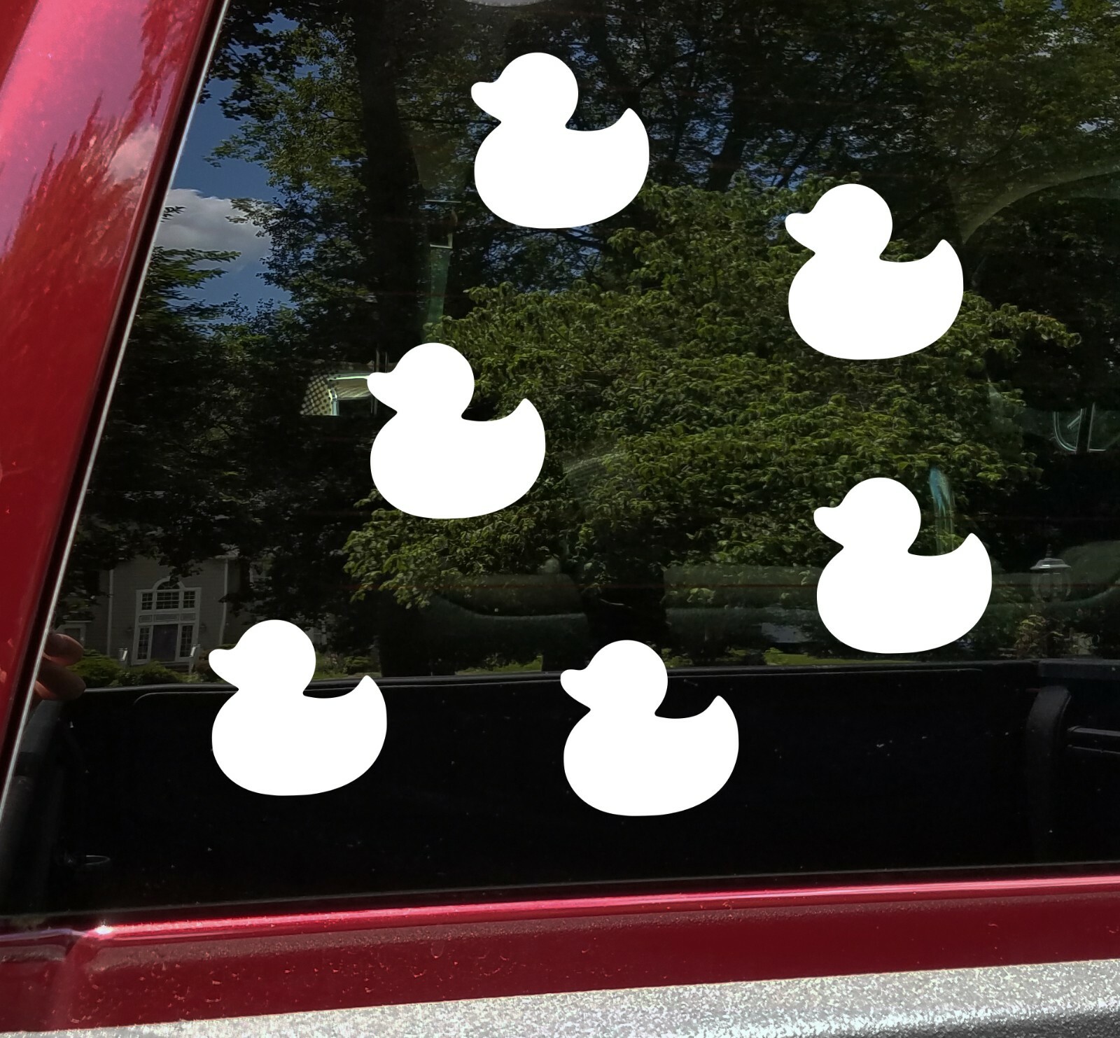 Lot of 50 Rubber Ducky Vinyl Decals | Duckie Bird Toy | Die Cut Stickers
