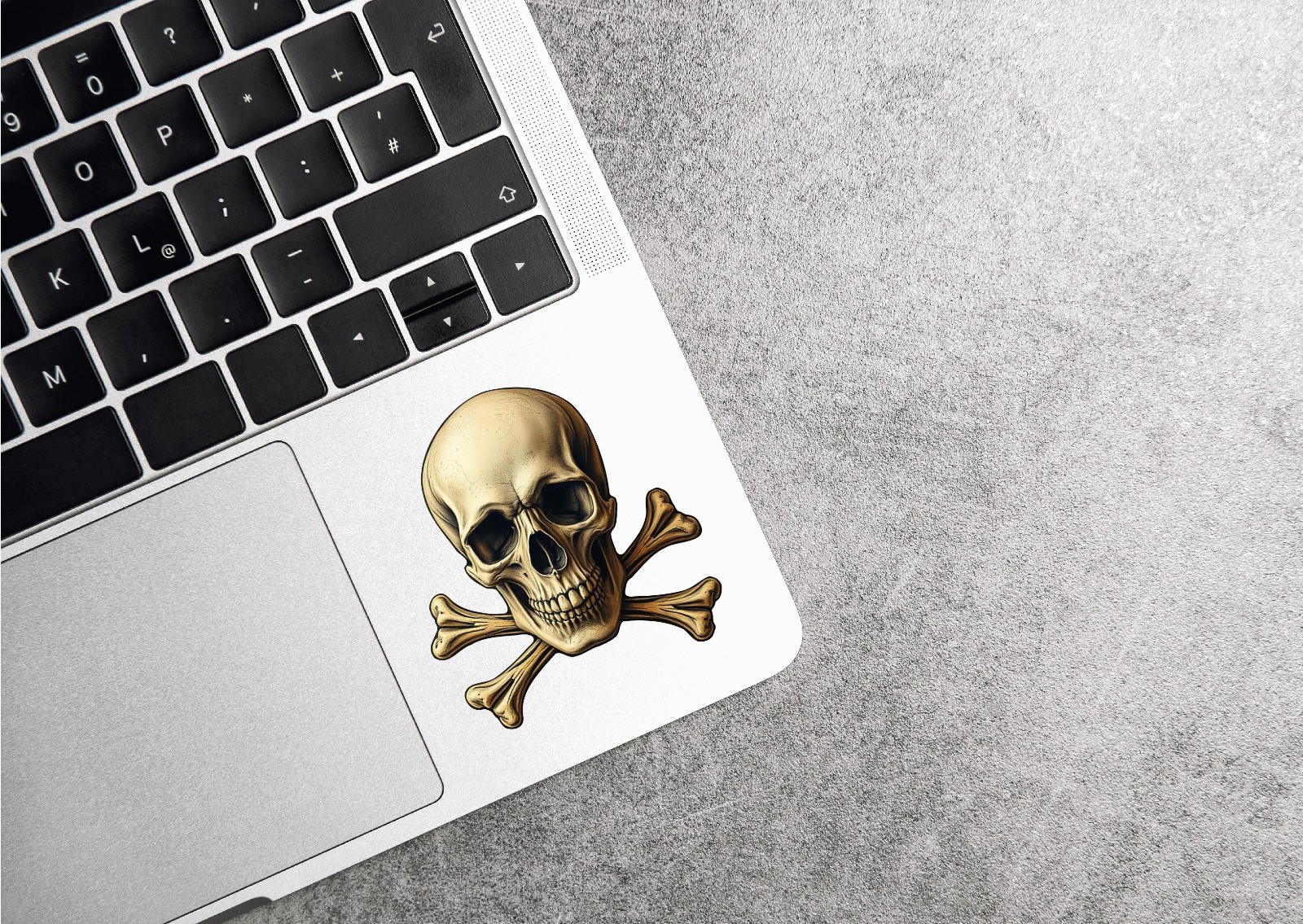 Skull and Bones Crossbones Poison Emo Goth Sticker Decal Car Window Fun Evil