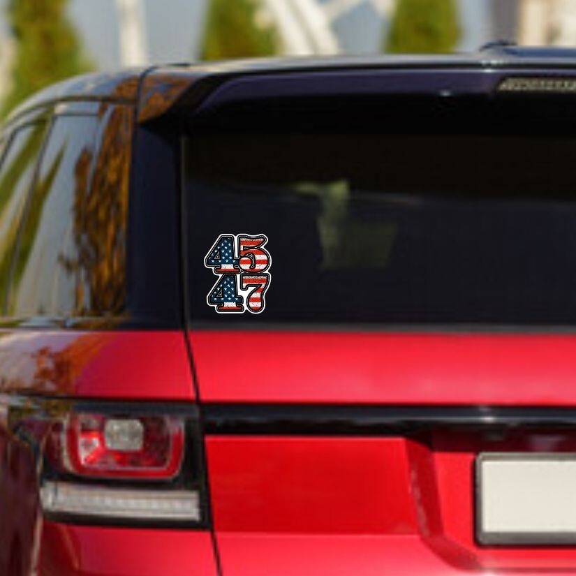 Trump 45 47 Presidency Precision Cut Decal