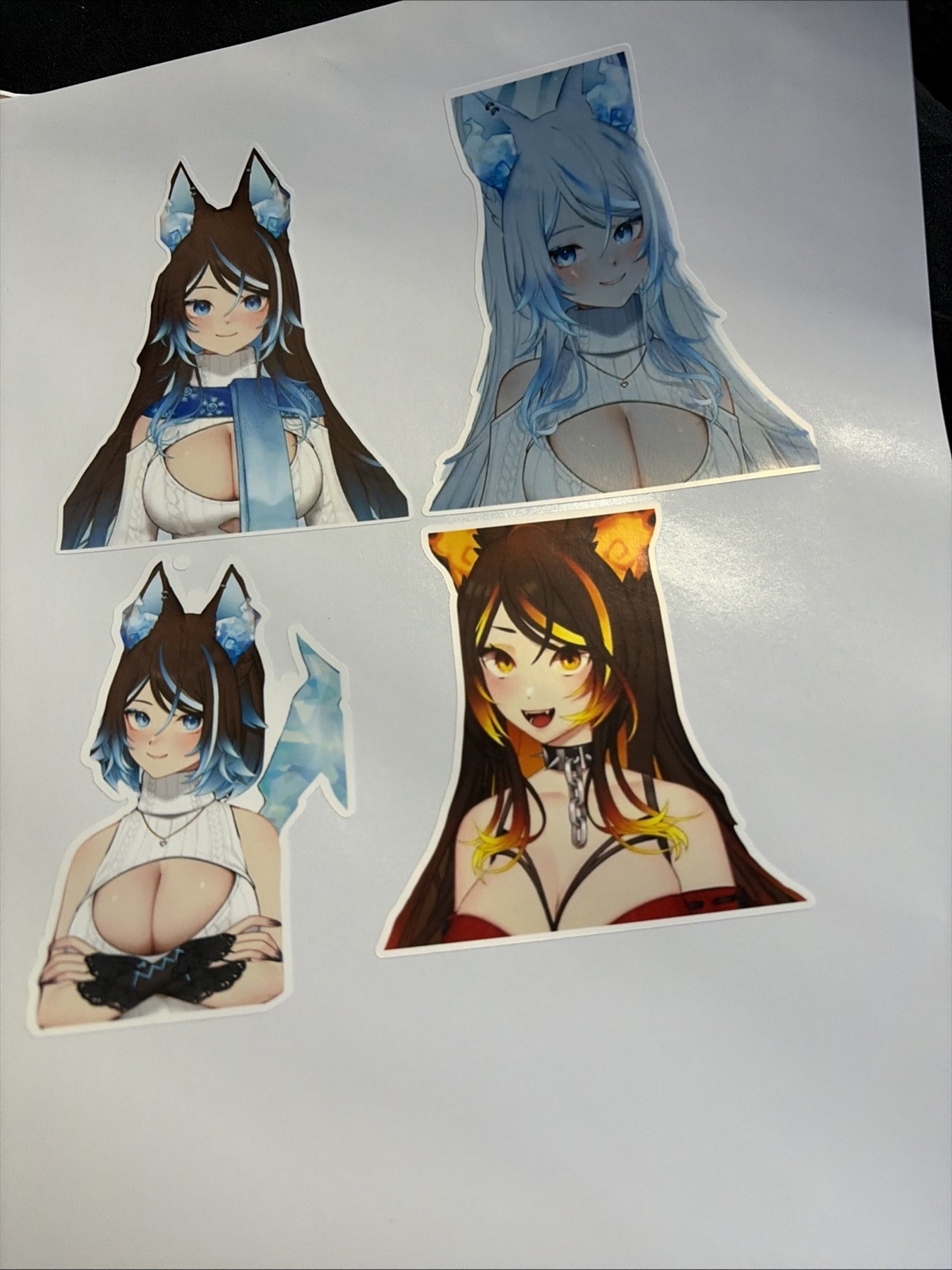 Sinder Vinyl Sticker Set 2 Very Vibrant Glossy Finish High Quality Tearproof New