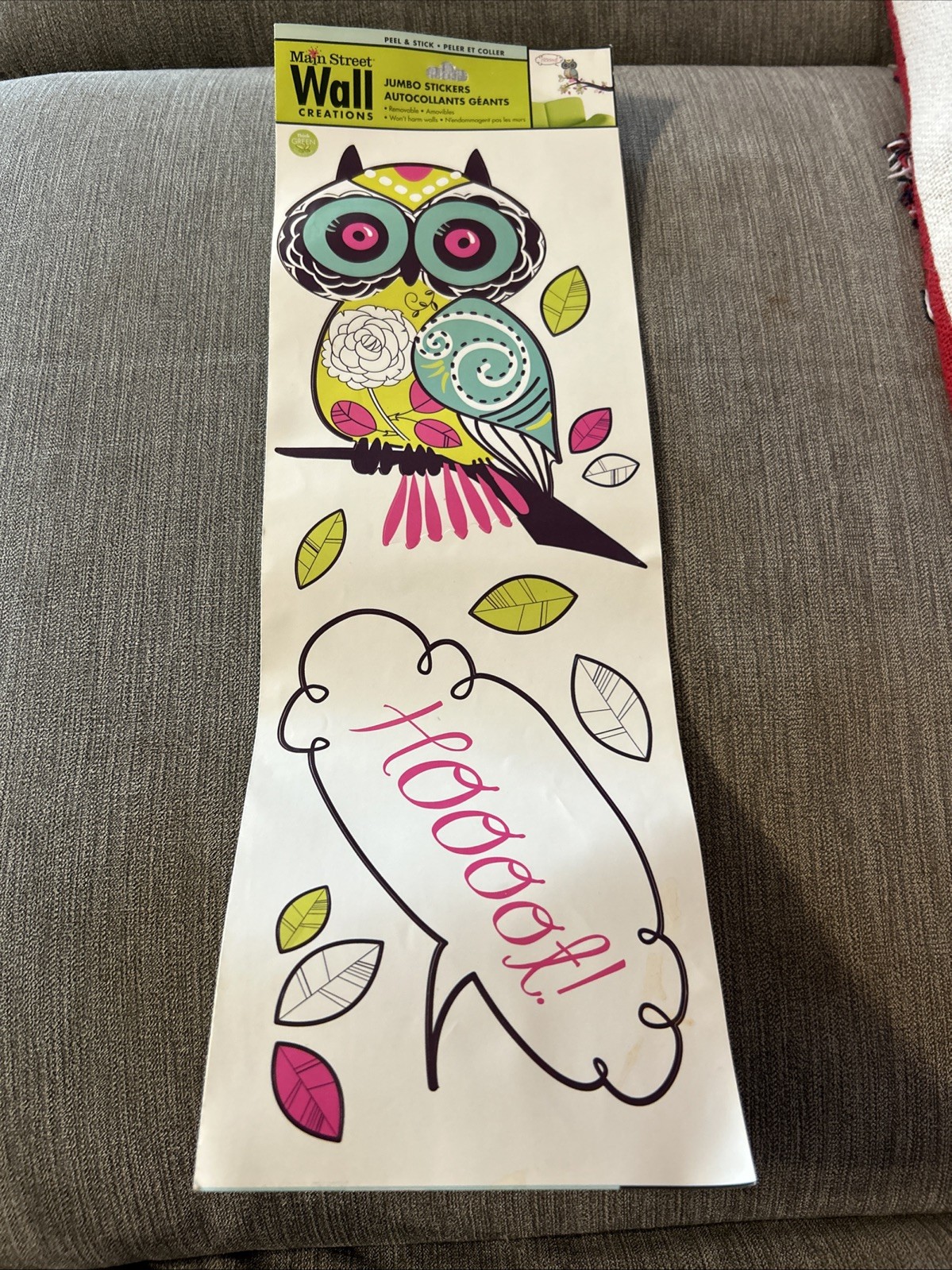 Main Street Wall Creations Jumbo Stickers Wall Decals Peel & Stick Removable