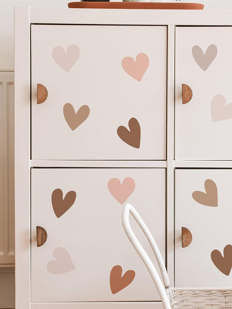 36pcs Hearts Creative Door Wall Decal Sticker For Children Baby Girls Boys Room
