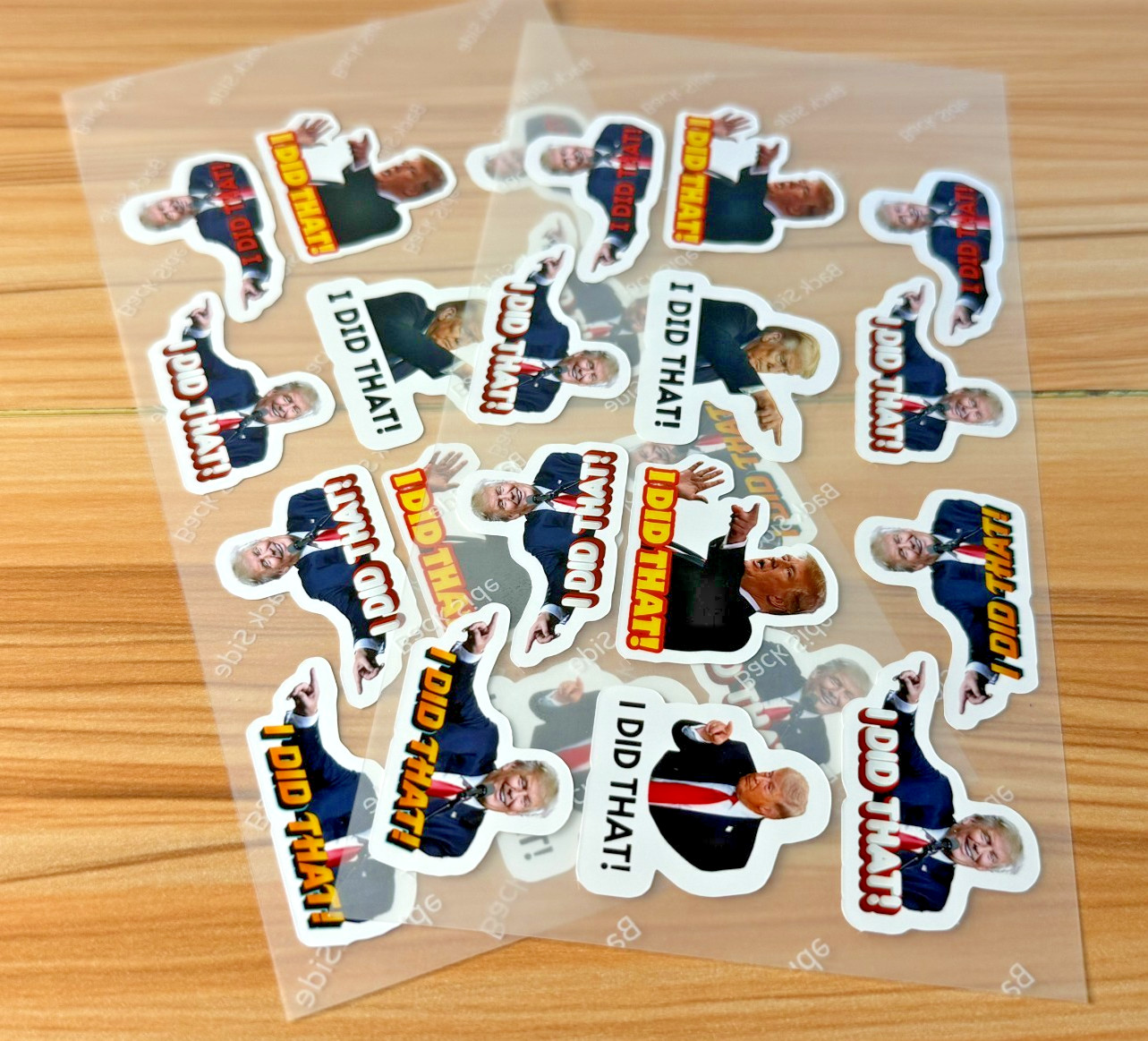 I DID THAT Gas Pump Stickers, 1.5″ Mini Assorted Vinyl Waterproof 10-100 pack