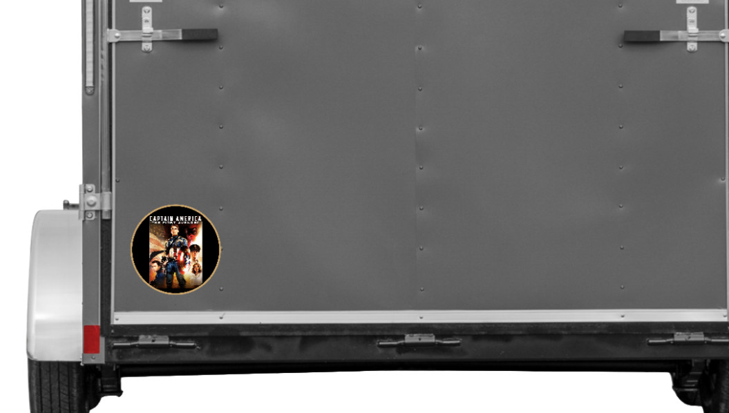 Avengers – Captain America (First) – 4″ Vinyl Decal Car Cooler Truck Trailer Bar