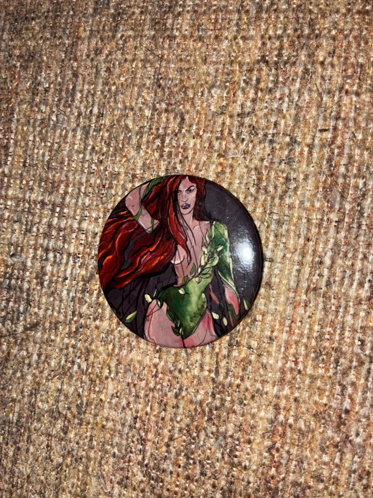 DC Comics Poison Ivy Button 2.24 inch