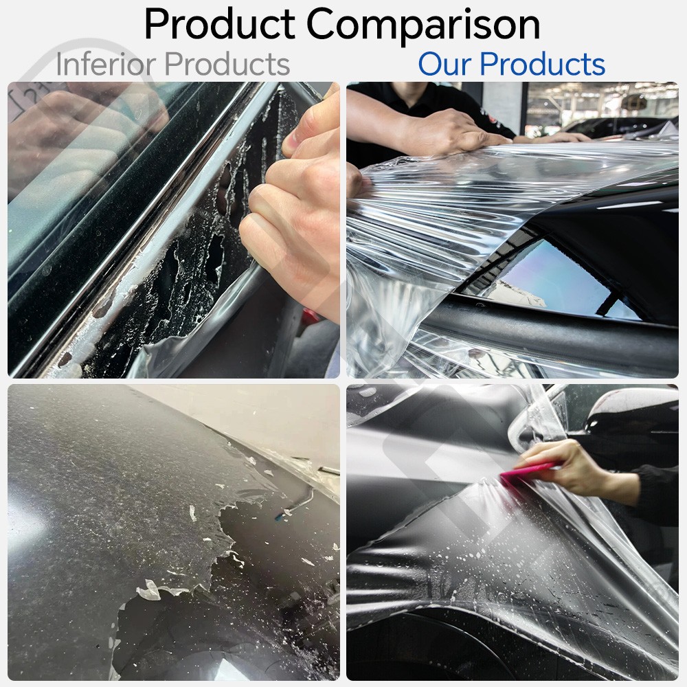 2025 Tesla Model Y Juniper Headlights Precut PPF Kit Clear Paint Protection Film
