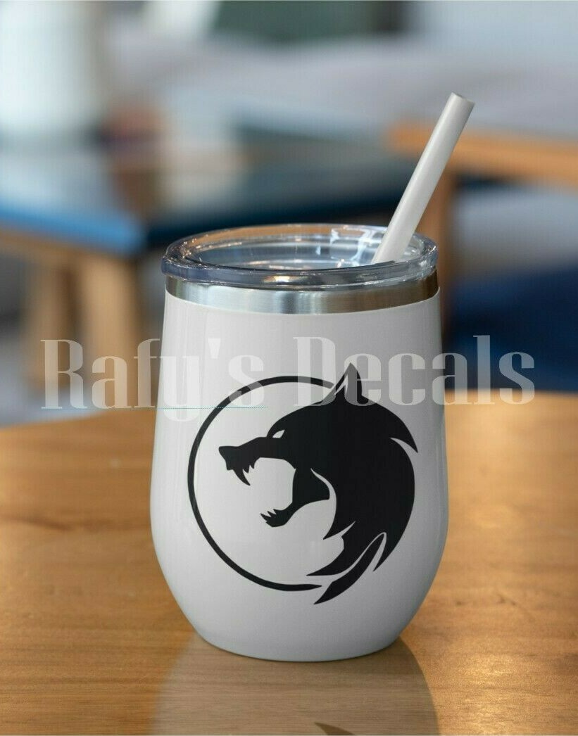 WOLF VINYL DECAL CAR WINDOW LAPTOP IPHONE TUMBLER CHOOSE COLOR AND SIZE