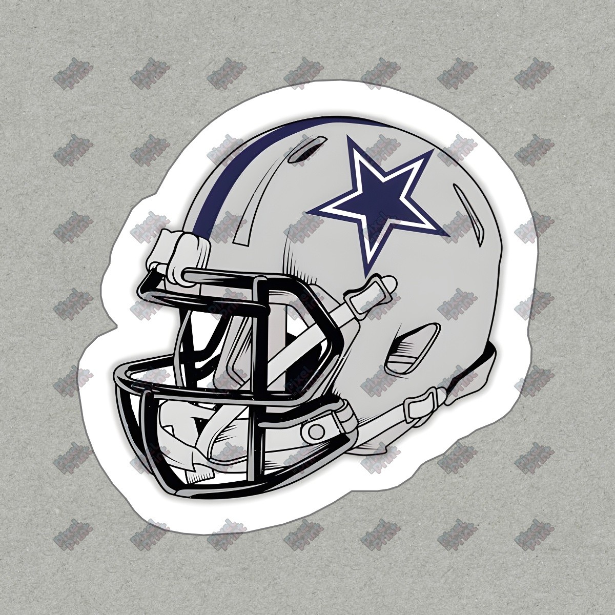 Dallas Cowboys Football Helmet Vinyl Sticker Decal Perfect for Fans & #425170