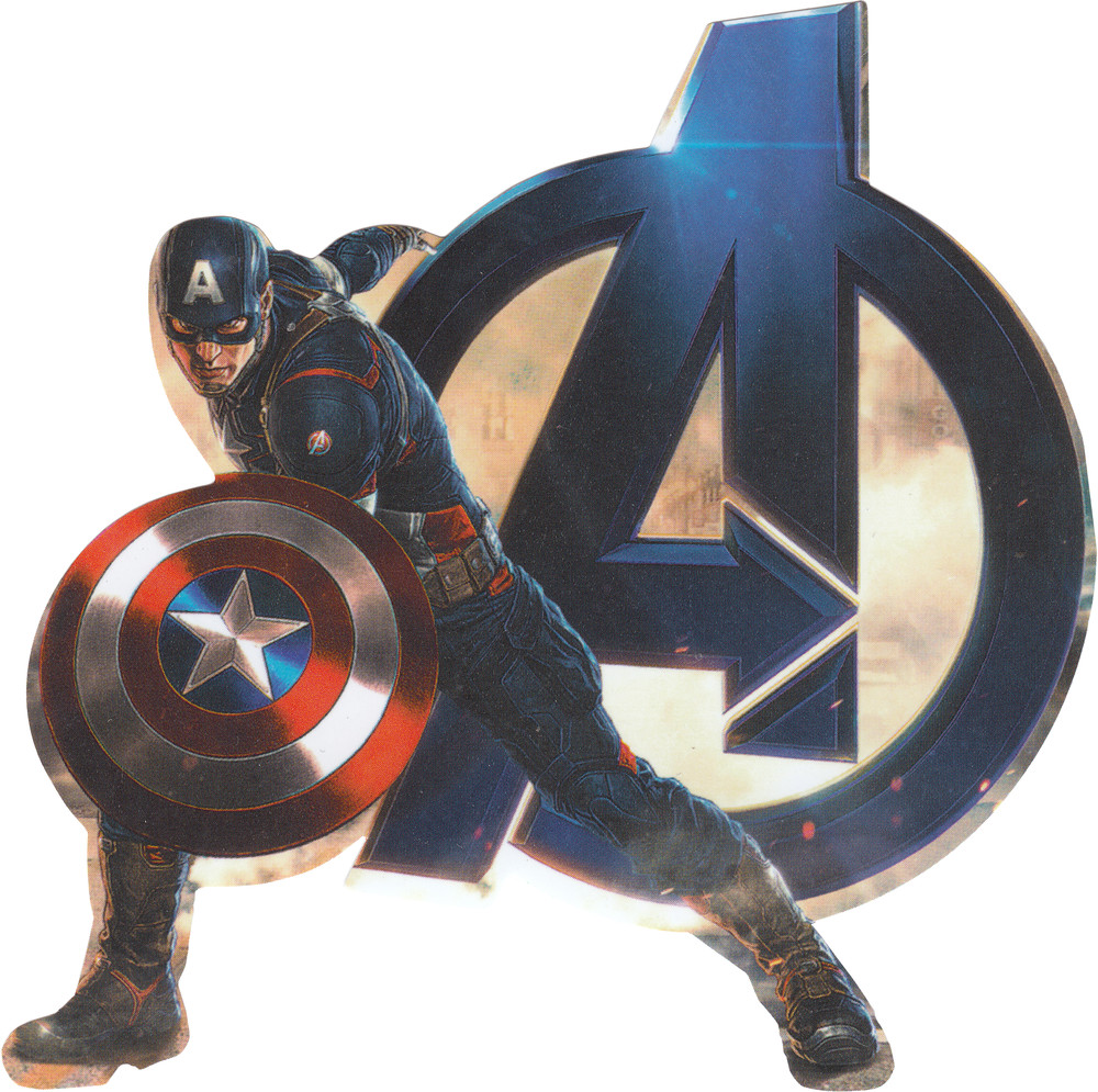 Sticker – Captain America Avengers A Marvel Comic Superhero 3.5″ Decal #5681