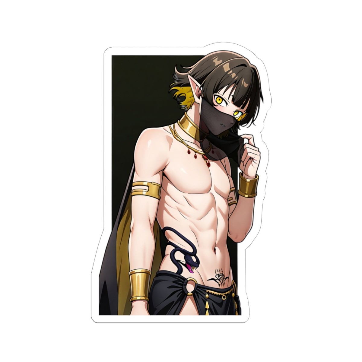 Anime Character Art Vinyl Sticker – Waterproof Die Cut