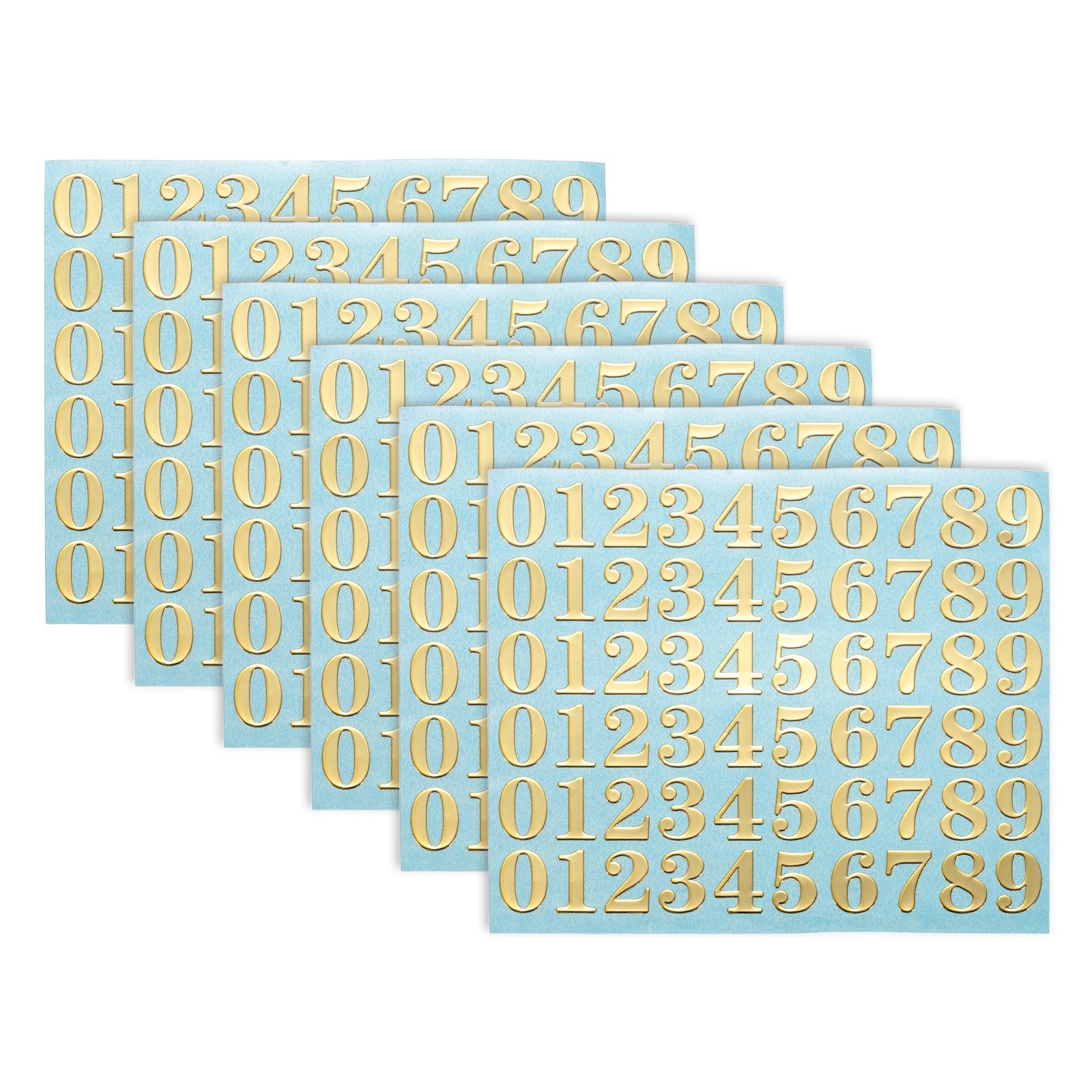 6Sheets Letter Stickers 0.6″ Letter Stickers Alphabet Stickers (Gold, Uppercase)