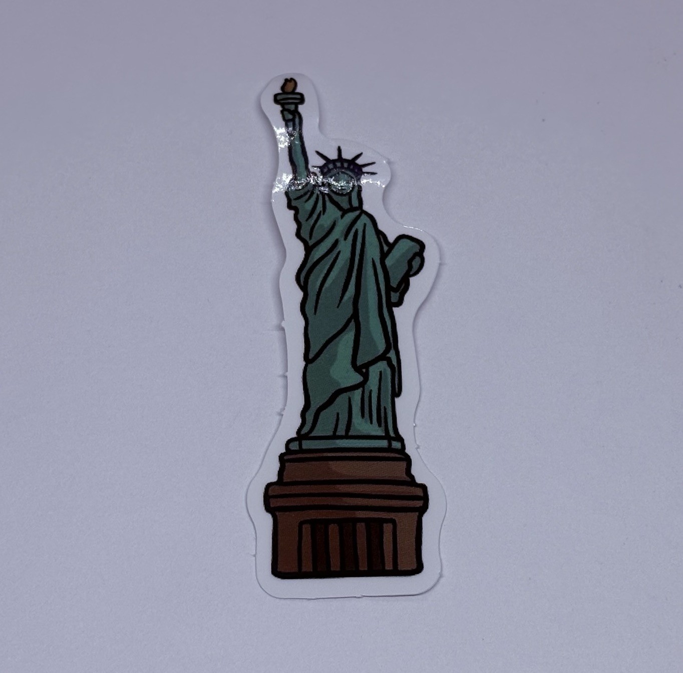 Statue Of Liberty Sticker NYC City Travel Art Decal Vinyl Country Souvenir Tc9