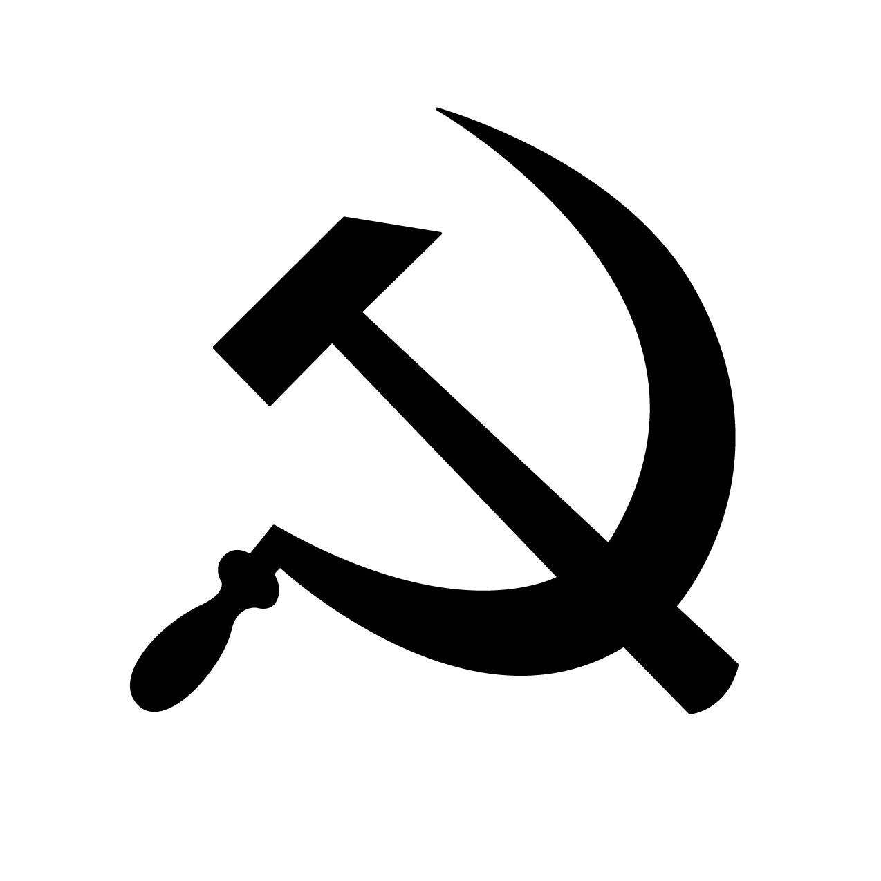 Hammer and Sickle Decal Window Bumper Sticker Car Decor Russian Communist
