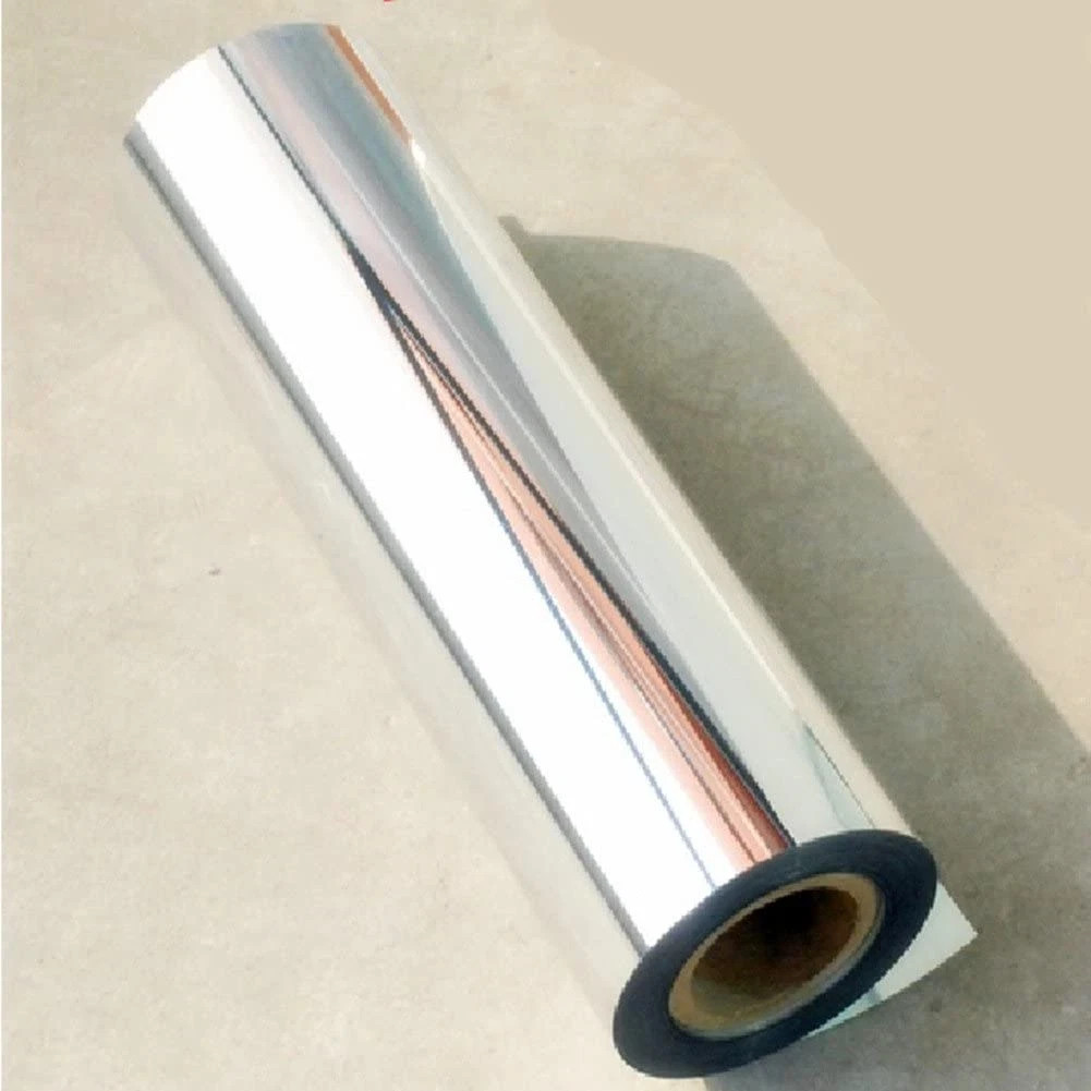 12»X78»Chrome Mirror Silver Vinyl Wrap Sticker Decal Film Sheet,Self-Adhesive