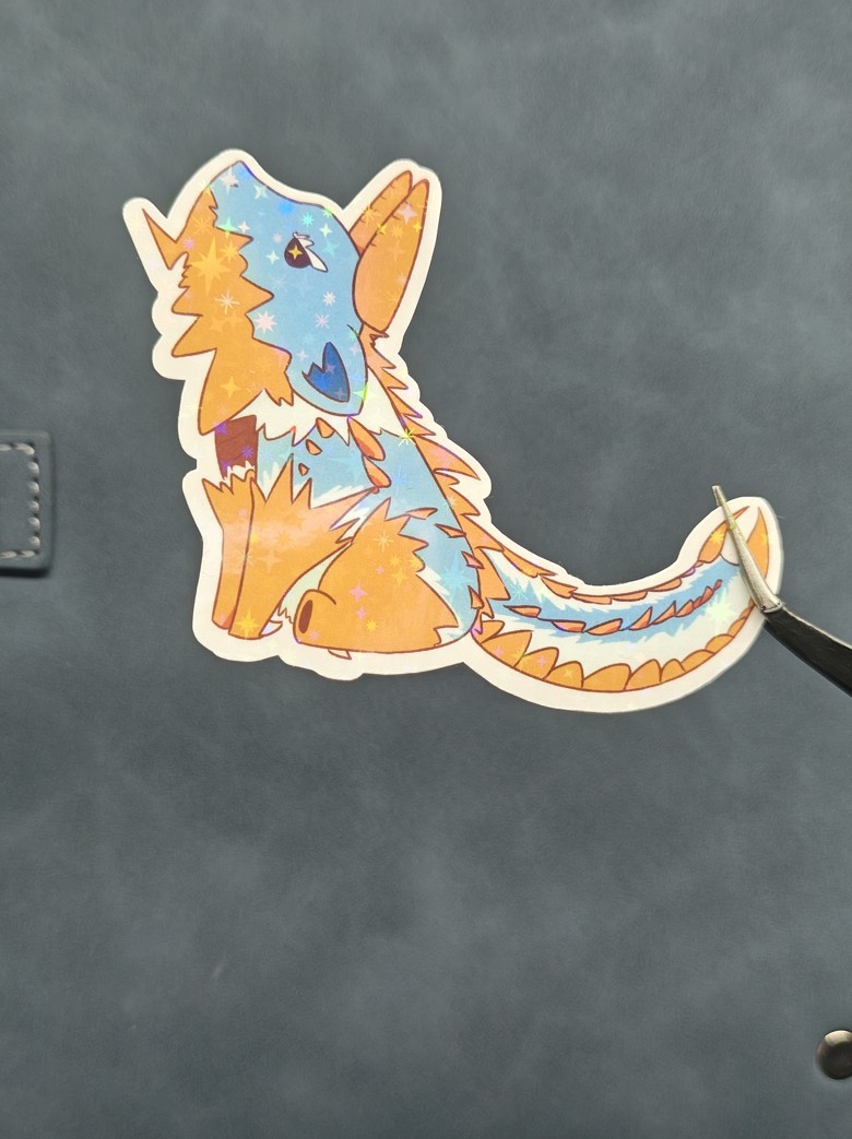 Zinogre Monster Hunter Holographic Vinyl Sticker Waterproof