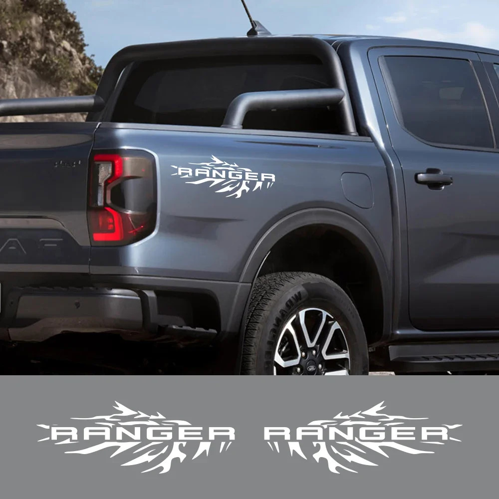 Aftermarket Splash Bed Side Decal for Ford Ranger Raptor XL / XLT / Lariat | 2-P
