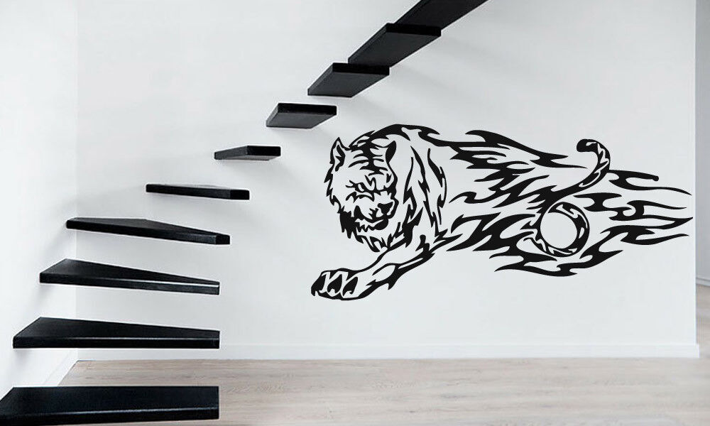 Wolf Predator Emblem Urban Art Animal Wall Art Decor Vinyl Sticker z346