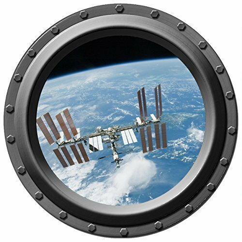 The International Space Station Porthole – Wall or Vehicle Decal Peel and Stick