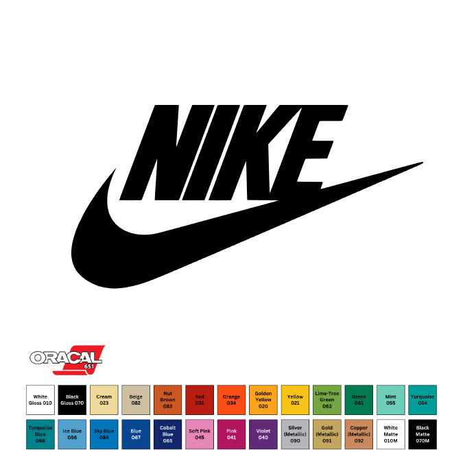Nike Swoosh Logo Die Cut Vinyl Decal Permanent Sticker 3.5″ CHOOSE COLOR