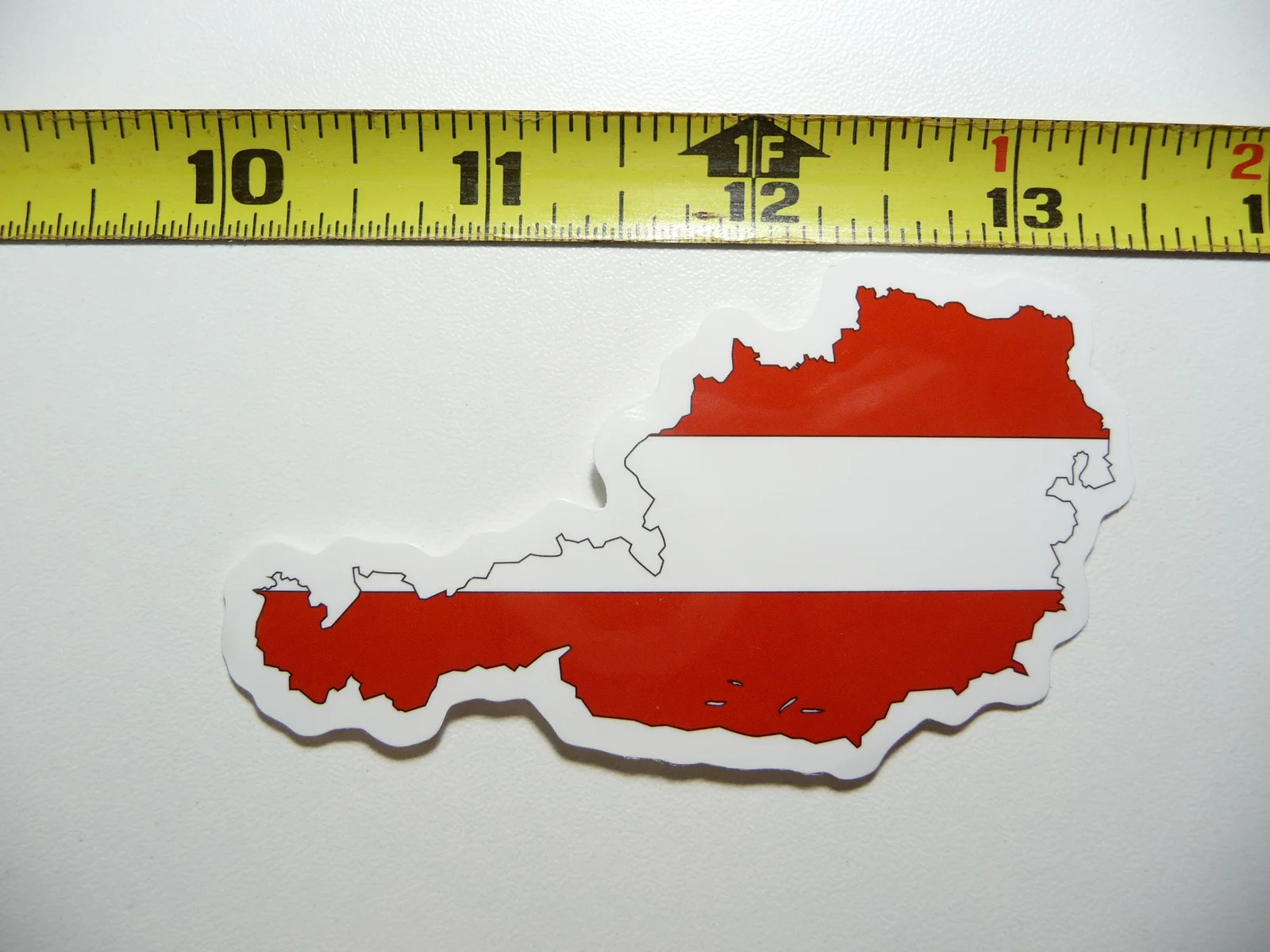 AUSTRIA SMALL STICKER DECAL MAP FLAG COUNTRY OUTLINE SILHOUETTE LAPTOP