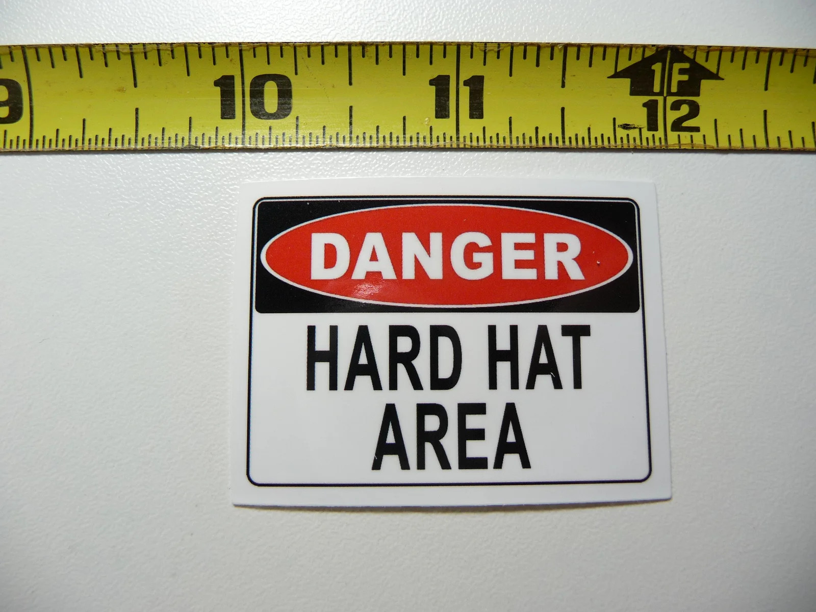 DANGER HARD HAT AREA SMALL STICKER DECAL WORK JOB HARD HAT PRIDE FUNNY