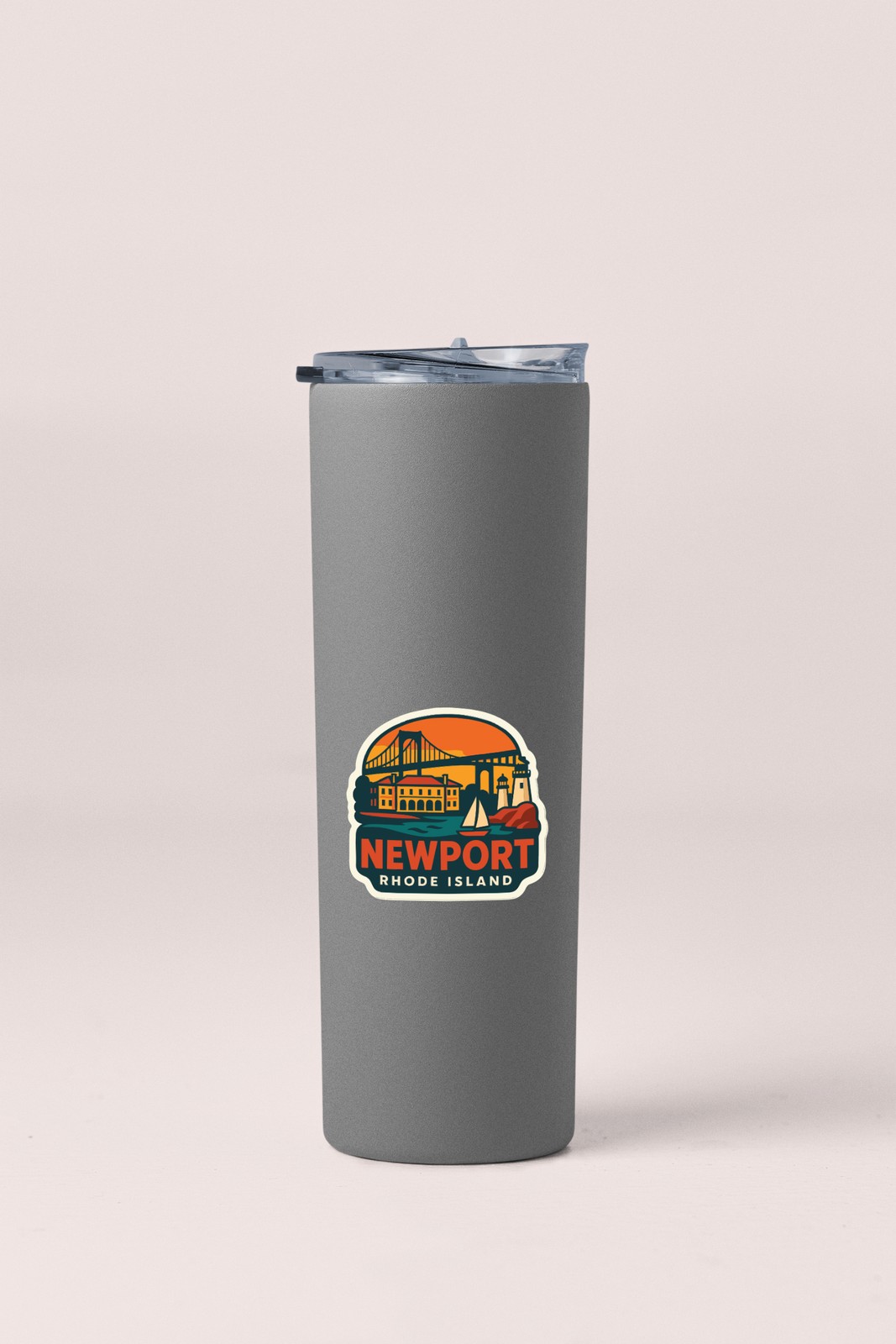 Newport Rhode Island Sticker Decal Vinyl Die-Cut City Skyline Landmark Design