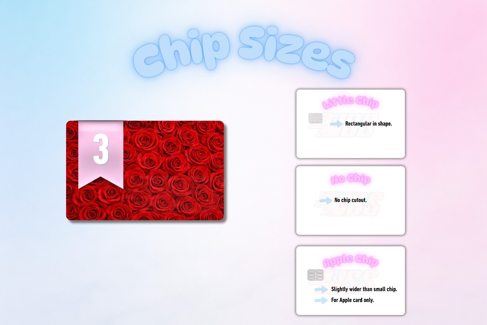 3‑Pack Floral Inspired Card Skins –Vinyl Credit & Debit Card Covers | Durable