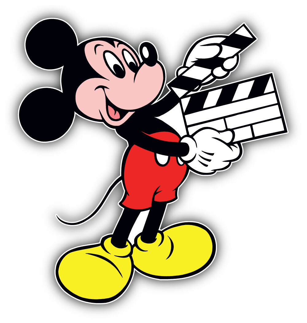 Mickey Mouse Cartoon Film Sticker Bumper Decal – »SIZES»
