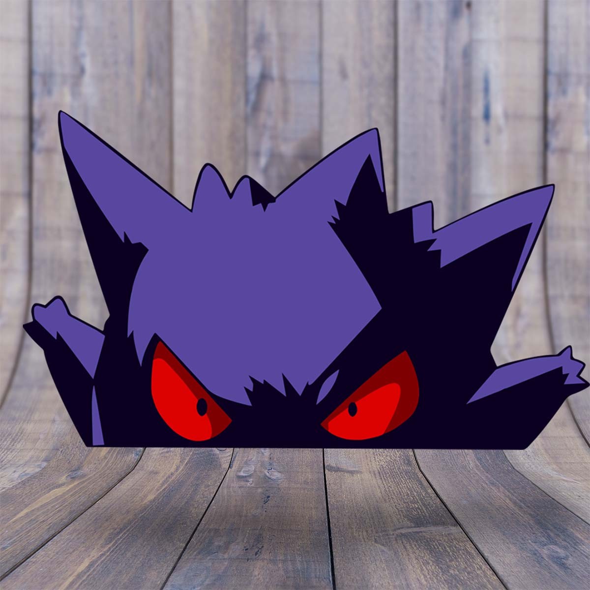 Gengar Peeker Anime Vinyl Sticker Pokémon Car Window Decal USA Made
